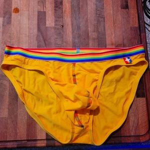 Andrew Christian Yellow PRIDE briefs